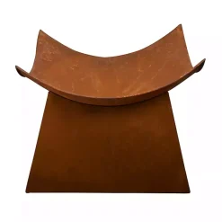 Kirklands Home Patina Modern Open Fire Bowl Brown Outlet