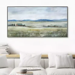 Kirklands Home Patterson's Farm Framed Canvas Art Print Green Best