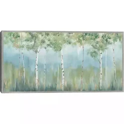 Kirklands Home Peaceful Oasis Framed Canvas Art Print Green Discount