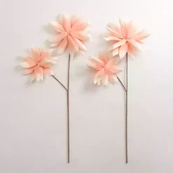 Stems & Bouquets>Kirklands Home Peach Foam Flower Sprays, Set of 2 Pink