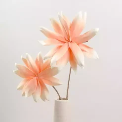 Stems & Bouquets>Kirklands Home Peach Foam Flower Sprays, Set of 2 Pink