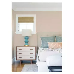 Kirklands Home Peach Textured Faux Fabric Peel & Stick Wallpaper Sale