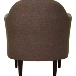 Kirklands Home Pecan Julian Upholstered Accent Chair Brown Discount