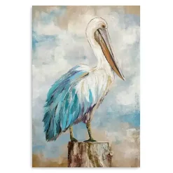 Kirklands Home Pelican Perch Canvas Art Print, 24x36 in. New