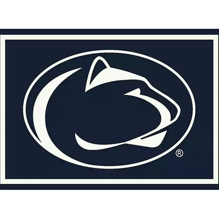 Kirklands Home Penn State Area Rug, 4x6 Blue Outlet