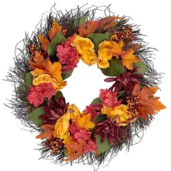 Wreaths>Kirklands Home Peony and Mum Floral Wreath