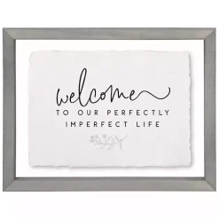 Kirklands Home Perfectly Imperfect Life Wall Plaque Sale