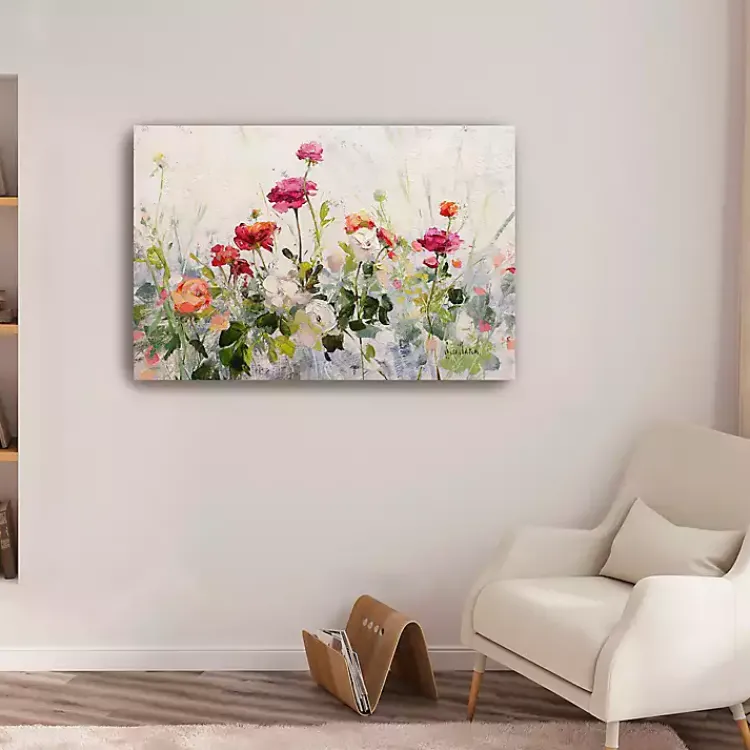 Kirklands Home Persian Buttercups Canvas Art Print, 36x24 in. New