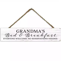 Kirklands Home Personalized Bed & Breakfast Wall Plaque Discount