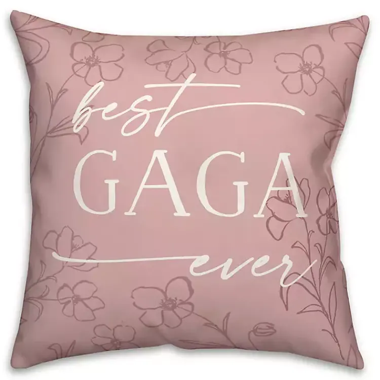 Pillows>Kirklands Home Personalized Best Ever Outdoor Pillow Pink