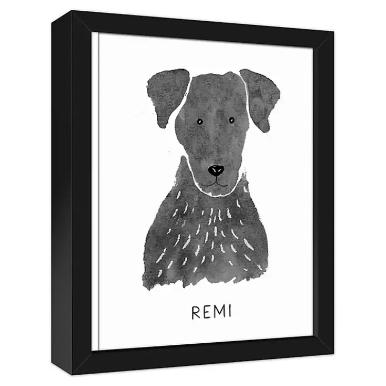 Kirklands Home Personalized Black Labrador Canvas Wall Plaque Sale