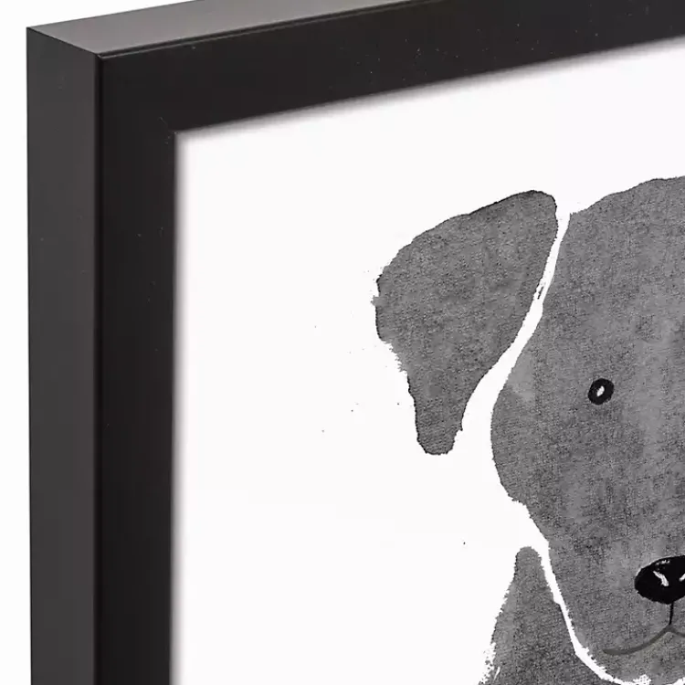 Kirklands Home Personalized Black Labrador Canvas Wall Plaque Sale