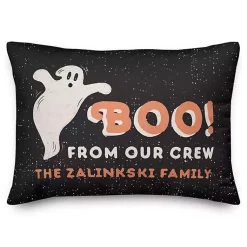 Halloween>Kirklands Home Personalized Boo From Our Crew Pillow
