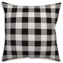 Fall>Kirklands Home Personalized Buffalo Check Harvest Wreath Pillow