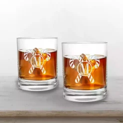 Christmas Dining & Entertaining>Kirklands Home Personalized Candy Cane Whiskey Glasses, Set of 2