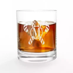 Christmas Dining & Entertaining>Kirklands Home Personalized Candy Cane Whiskey Glasses, Set of 2