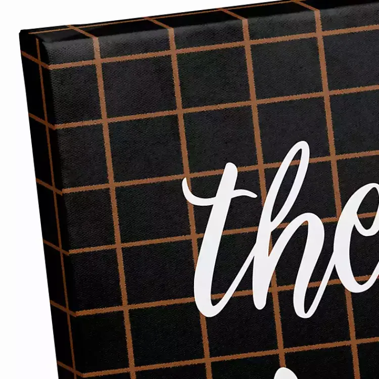 Halloween>Kirklands Home Personalized Checkered Halloween Wall Plaque