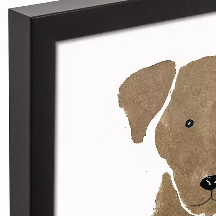 Kirklands Home Personalized Chocolate Labrador Canvas Wall Plaque Hot