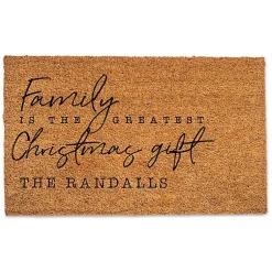 Outdoor Christmas Decorations>Kirklands Home Personalized Christmas Gift Coir Doomat