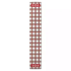 Christmas Dining & Entertaining>Kirklands Home Personalized Christmas Plaid Table Runner, 72 in.