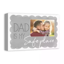Kirklands Home Personalized Dad is My Safe Place Canvas Art Print New