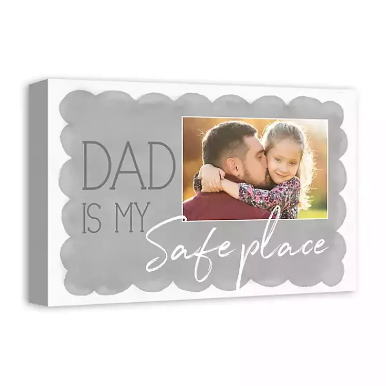 Kirklands Home Personalized Dad is My Safe Place Canvas Art Print New