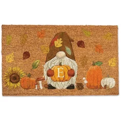 Fall>Kirklands Home Personalized Fall Gnome Monogram Doormat