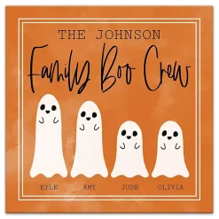 Halloween>Kirklands Home Personalized Family Boo Crew Halloween Wall Art