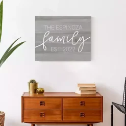 Kirklands Home Personalized Family Dated Canvas Wall Art New