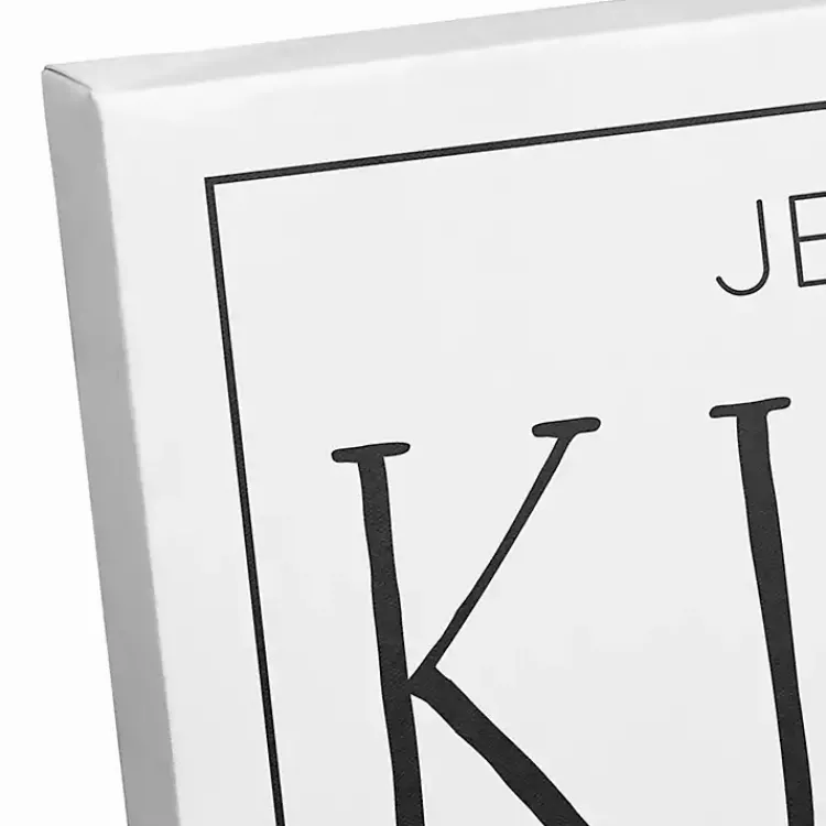 Kirklands Home Personalized Family Kitchen Co. Canvas Wall Plaque Discount