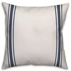 Pillows>Kirklands Home Personalized Farmhouse Stripe Monogram Pillow