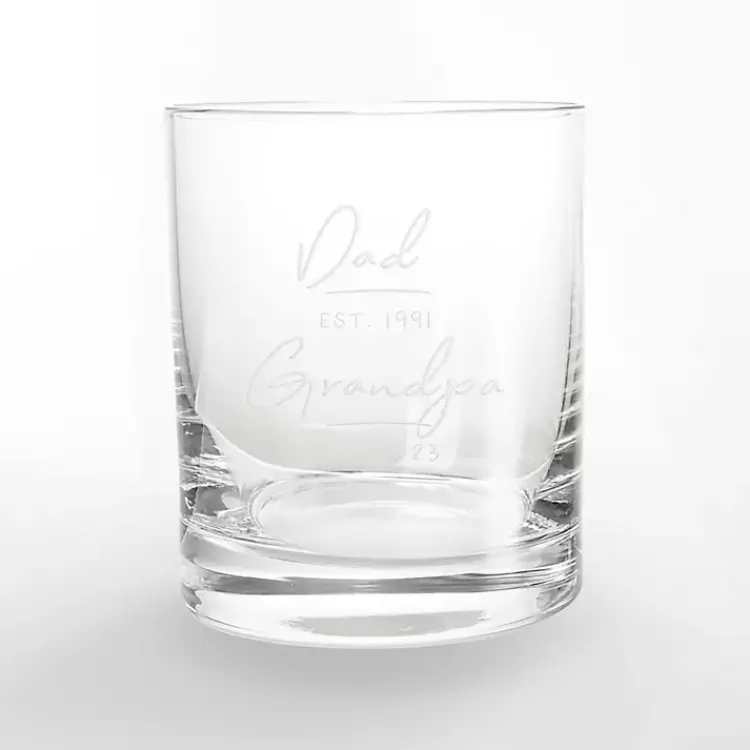 Kirklands Home Personalized Fathers Day Whiskey Glasses, Set of 2 Best