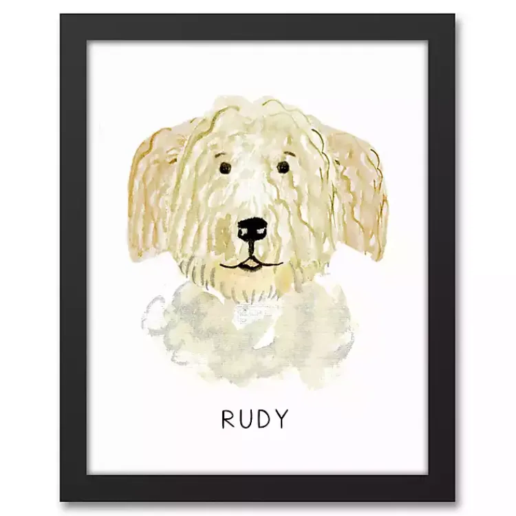 Kirklands Home Personalized Golden Doodle Canvas Wall Plaque Hot