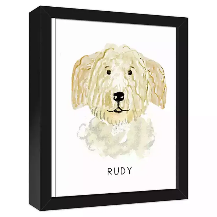 Kirklands Home Personalized Golden Doodle Canvas Wall Plaque Hot