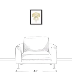 Kirklands Home Personalized Golden Doodle Canvas Wall Plaque Hot