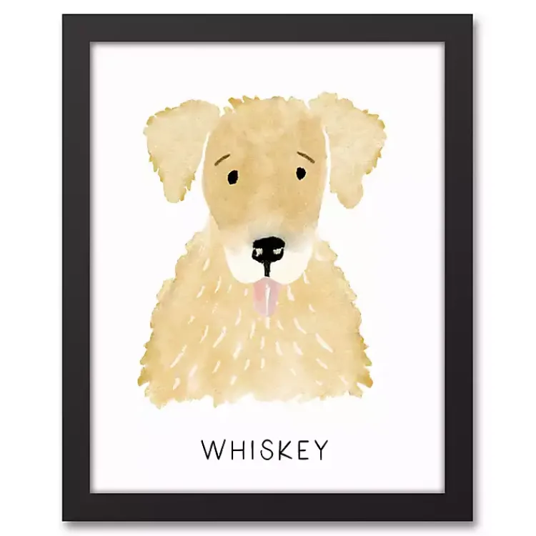 Kirklands Home Personalized Golden Retriever Canvas Wall Plaque