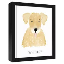 Kirklands Home Personalized Golden Retriever Canvas Wall Plaque