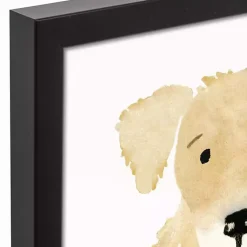 Kirklands Home Personalized Golden Retriever Canvas Wall Plaque