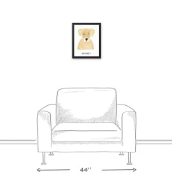 Kirklands Home Personalized Golden Retriever Canvas Wall Plaque