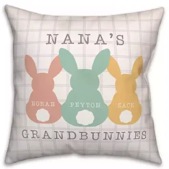 Easter Decorations>Kirklands Home Personalized Grandbunnies Indoor/Outdoor Pillow