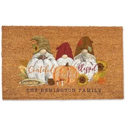 Fall>Kirklands Home Personalized Grateful Gnomes Doormat