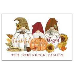 Fall>Kirklands Home Personalized Grateful Gnomes Canvas Art Print