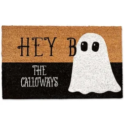 Halloween>Kirklands Home Personalized Hey Boo Halloween Doormat