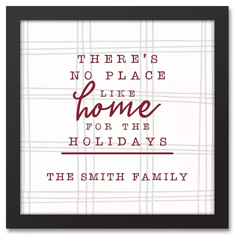 Christmas Art & Wall Decor>Kirklands Home Personalized Home for the Holidays Wall Plaque