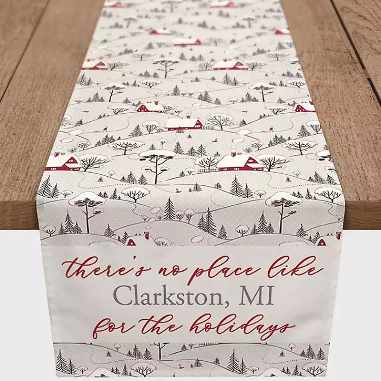 Kirklands Home Personalized Home For The Holidays Table Runner Hot