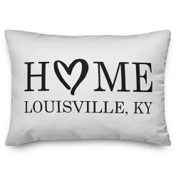 Kirklands Home Personalized Home Heart Location Pillow
