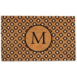 Kirklands Home Personalized Monogram Diamond Doormat Best