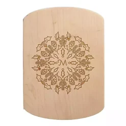 Christmas Dining & Entertaining>Kirklands Home Personalized Monogram Snowflake Serving Board Tan