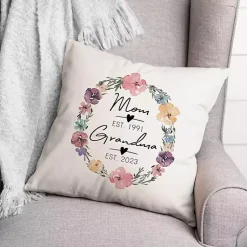 Kirklands Home Personalized Mother's Day Dates Outdoor Pillow Outlet