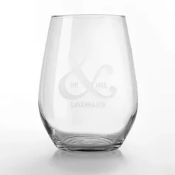 Kirklands Home Personalized Mr. & Mrs. Wine Glasses, Set of 2 Sale